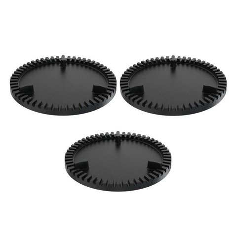 Kit 3 Espalha Chama Fogão Industrial Queimador Simples 11cm