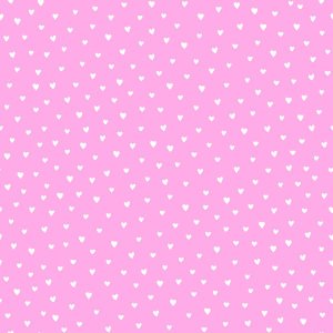 Papel de Parede Wiler Fofura Baby - Coração Branco (brilho Localizado)