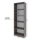 Ver imagem 2 de Estante para Livros Multiuso 5 Nichos 175cmx52cm Montreal Yescasa
