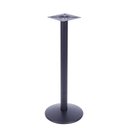 Ver imagem 2 de Mesa de Jantar Redonda 70 cm Tampo Preto em MDP Base Zeta Bistrô