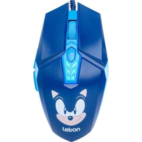 Mouse Gamer Letron Sonic 3600dpi Rbg Azul [f002]
