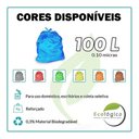 Ver imagem 6 de Saco de Lixo 100 Litros Colorido Reforçado 0,10 Micras 100u Cor:verde;color:verde