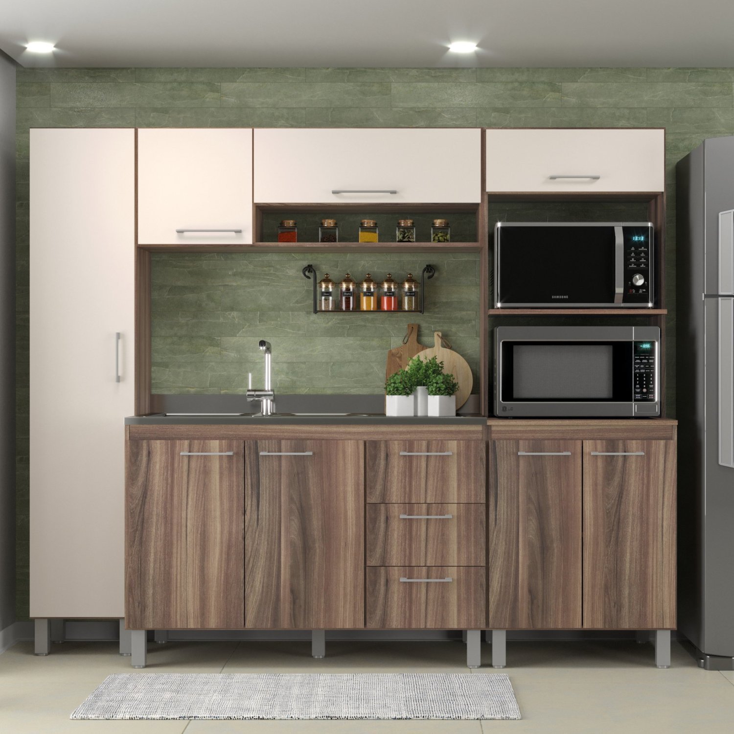 Cozinha Modulada Carol 4 Pecas 2023 - 1