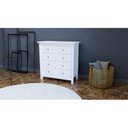 Ver imagem 4 de Cômoda 5 Gavetas em Madeira Maciça Alba 