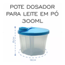 Kit Unibaby Garrafa Fano Porta Leite em Pó Bebê Maternidade:rosa - 3