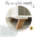 Ver mais imagens de Kit 2 Peças 1 Escrivaninha em L Retrô Gold com 1 Estante Star