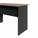 Ver imagem 6 de Escrivaninha com Gaveteiro SUSPENSO120CM X 60cm Home Office Pés Painel F5 Office Cor:Nogal com