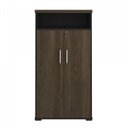 Ver imagem 5 de Kit 2 Peças 1 Mesa em L Diretoria Tampo Tamburato com 1 Armário Alto