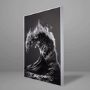 Ver imagem 3 de Quadro Decorativo Bw Ocean Relevo