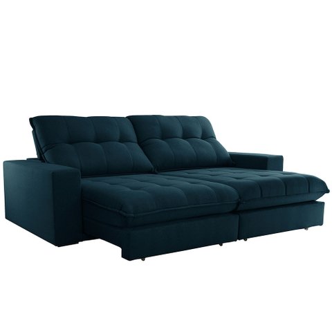 Sofa Retrátil Dublin 2,10m Mola Ensacada 03 Lugares Txr