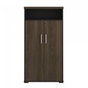 Ver imagem 4 de Kit 3 Peças 1 Mesa em L Diretoria Tampo Tamburato com 2 Armário Alto