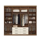 Ver imagem 3 de Guarda-roupa Casal 8 Portas 6 Gavetas Master