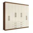 Ver imagem 4 de Guarda-roupa Casal 8 Portas 6 Gavetas Master