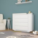 Ver imagem 1 de Cômoda Infantil 2 Portas 4 Gavetas Neo