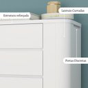 Ver mais imagens de Cômoda Infantil 2 Portas 4 Gavetas Neo