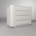 Ver imagem 2 de Cômoda Infantil 2 Portas 4 Gavetas Neo