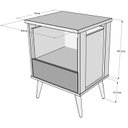 Ver imagem 3 de Mesa de Cabeceira Linea 