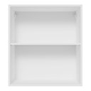 Ver imagem 7 de Armário Aéreo Madesa Lux 60 cm 1 Porta Branco/Preto