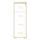 Ver imagem 6 de Kit 2 Gaveteiros para Pasta Suspensa 4 Gavetas com Chave Tampo em Tamburato