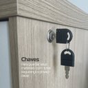 Ver mais imagens de Kit 2 Gaveteiros para Pasta Suspensa 4 Gavetas com Chave Tampo em Tamburato