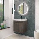 Ver imagem 2 de Gabinete Suspenso para Banheiro com Cuba 40cm em MDF Cremona 