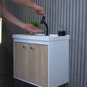 Ver imagem 6 de Gabinete Suspenso para Banheiro com Cuba 50cm Bergamo