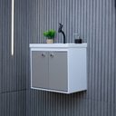 Ver imagem 7 de Gabinete Suspenso para Banheiro com Cuba 50cm Bergamo 