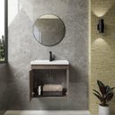 Ver imagem 3 de Gabinete Suspenso para Banheiro com Cuba 50cm em MDF Siena 