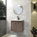 Ver imagem 2 de Gabinete Suspenso para Banheiro com Cuba 50cm em MDF Siena 