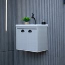 Ver mais imagens de Gabinete Suspenso para Banheiro com Cuba 50cm em MDF Siena 