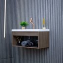 Ver imagem 7 de Gabinete Suspenso para Banheiro com Cuba 60cm em MDF Livorno 