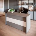 Ver imagem 1 de Balcão de Atendimento 135 cm Reto Baixo Recepção F5 Office