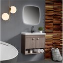 Ver imagem 2 de Gabinete Suspenso Para Banheiro Com Cuba 60Cm Em Mdf Crotone