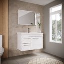 Ver imagem 2 de Gabinete Suspenso para Banheiro com Cuba 60cm em MDF Potenza