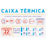 Caixa Térmica Lavita 22 Litros - Vermelha Summer - 2