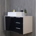 Ver imagem 7 de Gabinete Para Banheiro Com Cuba 60Cm Em Mdf Firenze