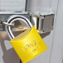 Ver mais imagens de Cadeado Pequeno 20mm Haste Curta Latão Maciço Amarelo com Chave | Papaiz