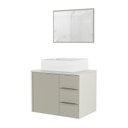 Ver imagem 4 de Gabinete Para Banheiro Com Cuba 80Cm Em Mdf Firenze