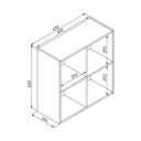 Ver imagem 3 de Armário Lavanderia com Prateleiras Multimóveis CR30034 Branco