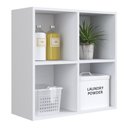 Ver imagem 1 de Armário Lavanderia com Prateleiras Multimóveis CR30034 Branco