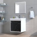 Ver imagem 2 de Gabinete Suspenso para Banheiro com Cuba 40cm em MDF Veneto