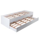 Ver imagem 1 de Cama Solteiro Bicama com Cama Auxiliar 194x83 Cm20 Branco Dtall