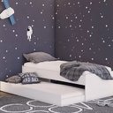 Ver imagem 2 de Cama Solteiro Bicama com Cama Auxiliar 194x83 Cm20 Branco Dtall