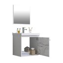 Ver imagem 3 de Gabinete Suspenso para Banheiro com Cuba 40cm em MDF Veneto 