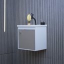 Ver imagem 7 de Gabinete Suspenso para Banheiro com Cuba 40cm em Mdf Veneto
