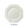 Kit Prato Sobremesa Prisma Porcelana Branca - 6 Peças - 2