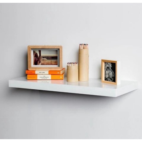Kit de 4 Prateleiras MDF Branco