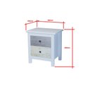 Ver imagem 3 de Mesa de Cabeceira 2 Gavetas Primavera