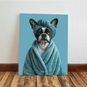Ver imagem 5 de Kit 3 Quadro Decorativo Cachorro Fashion Loja Casa Shopping Qualidade Premium Moderno 28x20cm
