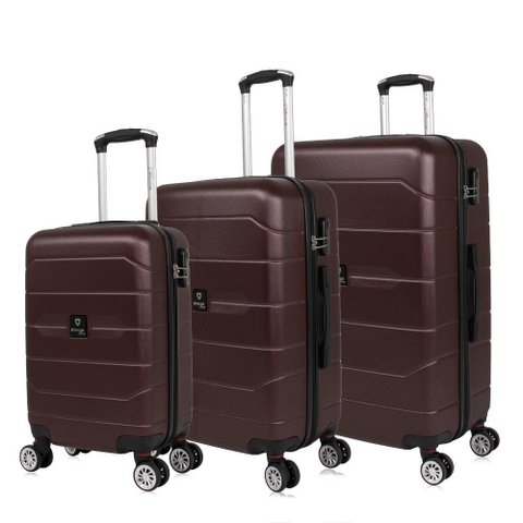 Conjunto de Malas de Viagem Pmg Tokio Swiss Move - Vinho